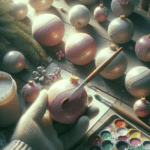 Tworzenie ręcznie malowanych ozdób choinkowych.