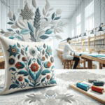 Tworzenie ozdobnych poduszek z haftem.