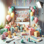 Tworzenie ozdób na przyjęcia urodzinowe.